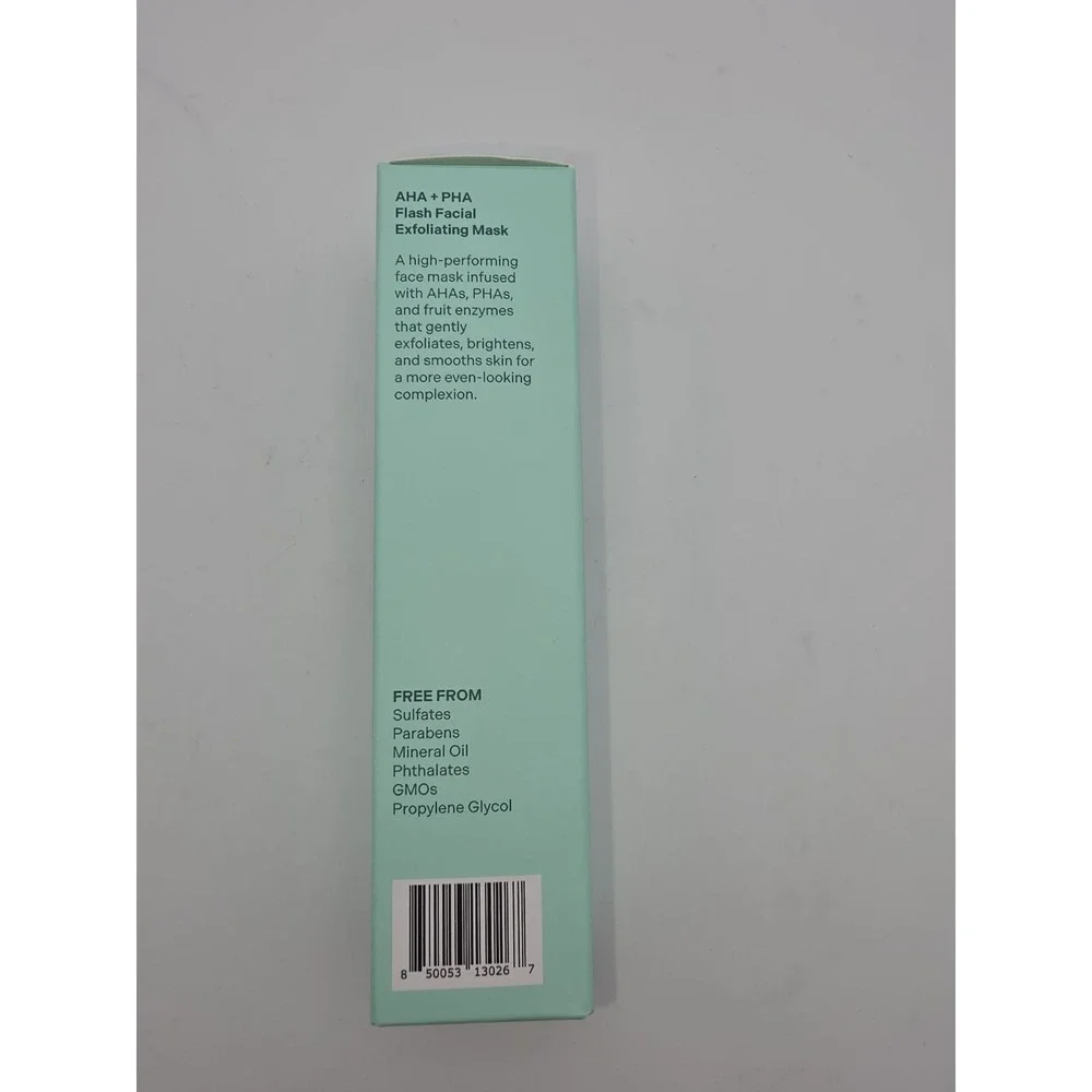 Purlisse AHA + PHA Flash Facial Exfoliating Mask. New In Box 1.7 fl oz